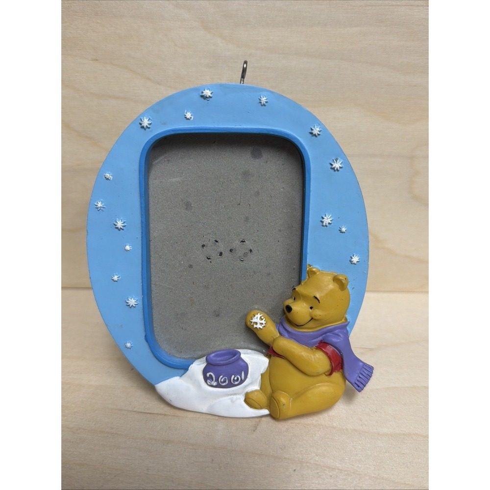 Winnie the Pooh Picture Frame Christmas Ornament SEARS- 2001